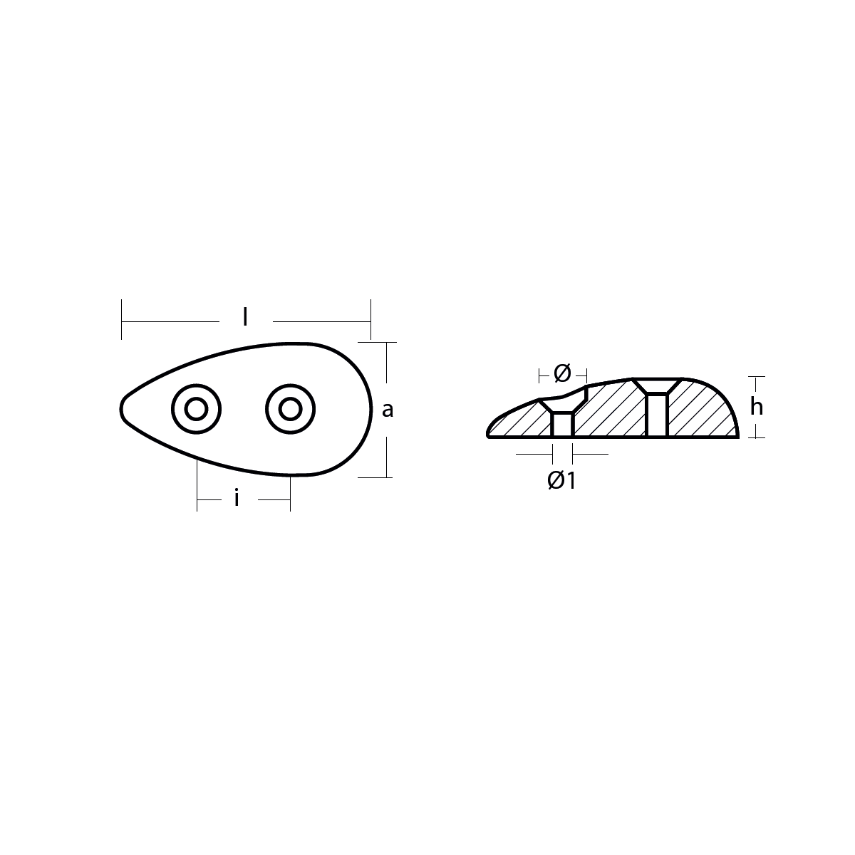 OVAL FLAP TUTYASI 85x47x20 H.C. 33 TECNOSEAL
