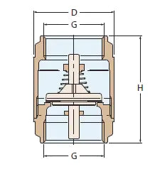 PİRİNÇ YAYLI ÇEKVALF 2.1/2'' GUIDI