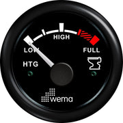 PİS SU TANKI SEVİYE GÖSTERGESİ 52 mm SİYAH/SİYAH WEMA