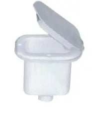 Plastik Kapaklı Duş Yuvası Kare 125 mm Barka