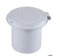 Plastik Kapaklı Duş Yuvası Yuvarlak 88 mm Barka