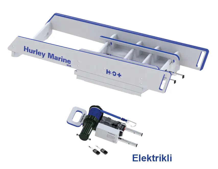 Platform Bot/JetSki Kaldırma Sistemi Elektrikli Vinç H3O+ - 328kg Kaldırma Kapasitesi HURLEY MARINE
