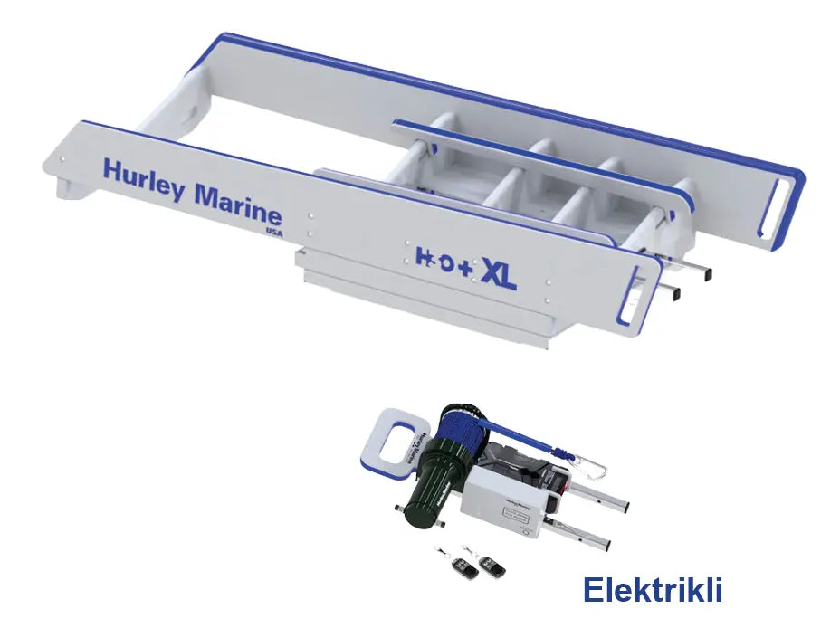 Platform Bot/Jetski Kaldırma Sistemi Elektrikli Vinç H3O+XL - 453kg Kaldırma Kapasitesi HURLEY MARINE