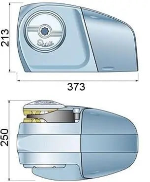 Quick Hector 24V 1000W 8mm Tambursuz Irgat Mas Mare
