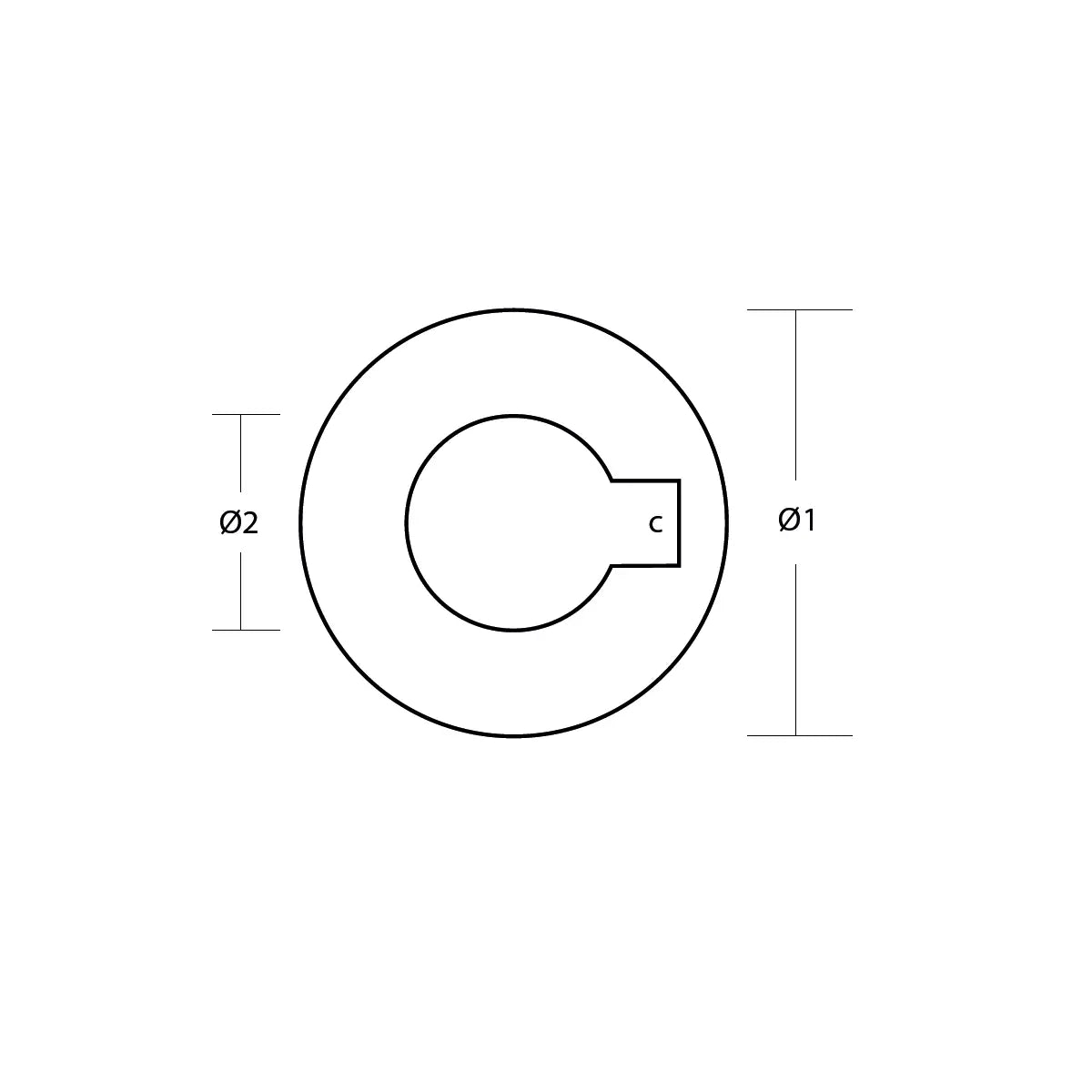 RONDELA shaft Ø 40mm TECNOSEAL