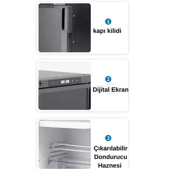 Rafincool R85 Buzdolabı 12-24 V 83 Litre Rafincool