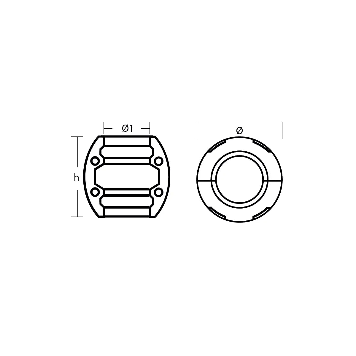ŞAFT TUTYASI Ø 55mm TECNOSEAL