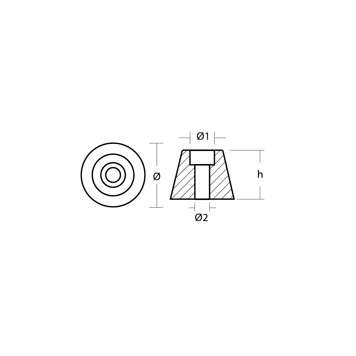 SIDEPOWER / SLEIPNER BAŞ MANEVRA PERVANE TUTYASI 4/6 HP - 3 BLADE PROP TECNOSEAL