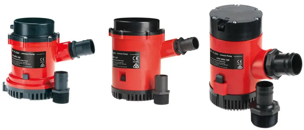 SİNTİNE POMPASI HEAVY DUTY BILGE PUMP 2200 GPH 12V 130 LT/DK SPX JOHNSON PUMP