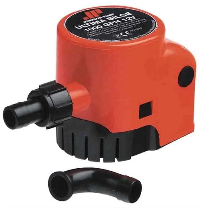 SİNTİNE POMPASI ULTIMA BILGE 1000 GPH 12V INT. SWITCH 64 LT/DK DİJİTAL FLATÖRLÜ SPX JOHNSON PUMP