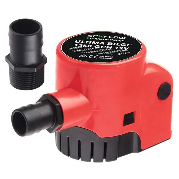 SİNTİNE POMPASI ULTIMA BILGE 1250 GPH 12V INT. SWITCH 79 LT/DK DİJİTAL FLATÖRLÜ SPX JOHNSON PUMP