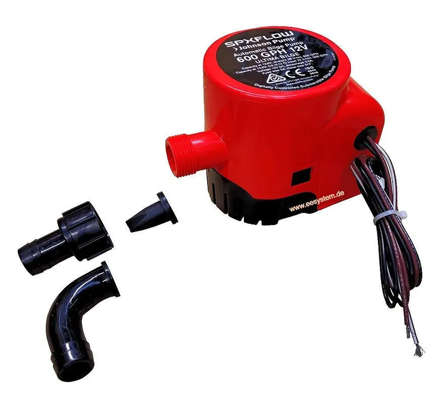 SİNTİNE POMPASI ULTIMA BILGE 600 GPH 12V INT. SWITCH 38 LT/DK DİJİTAL FLATÖRLÜ SPX JOHNSON PUMP