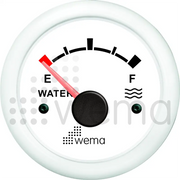 SU TANKI SEVİYE GÖSTERGESİ 52 mm BEYAZ/BEYAZ WEMA