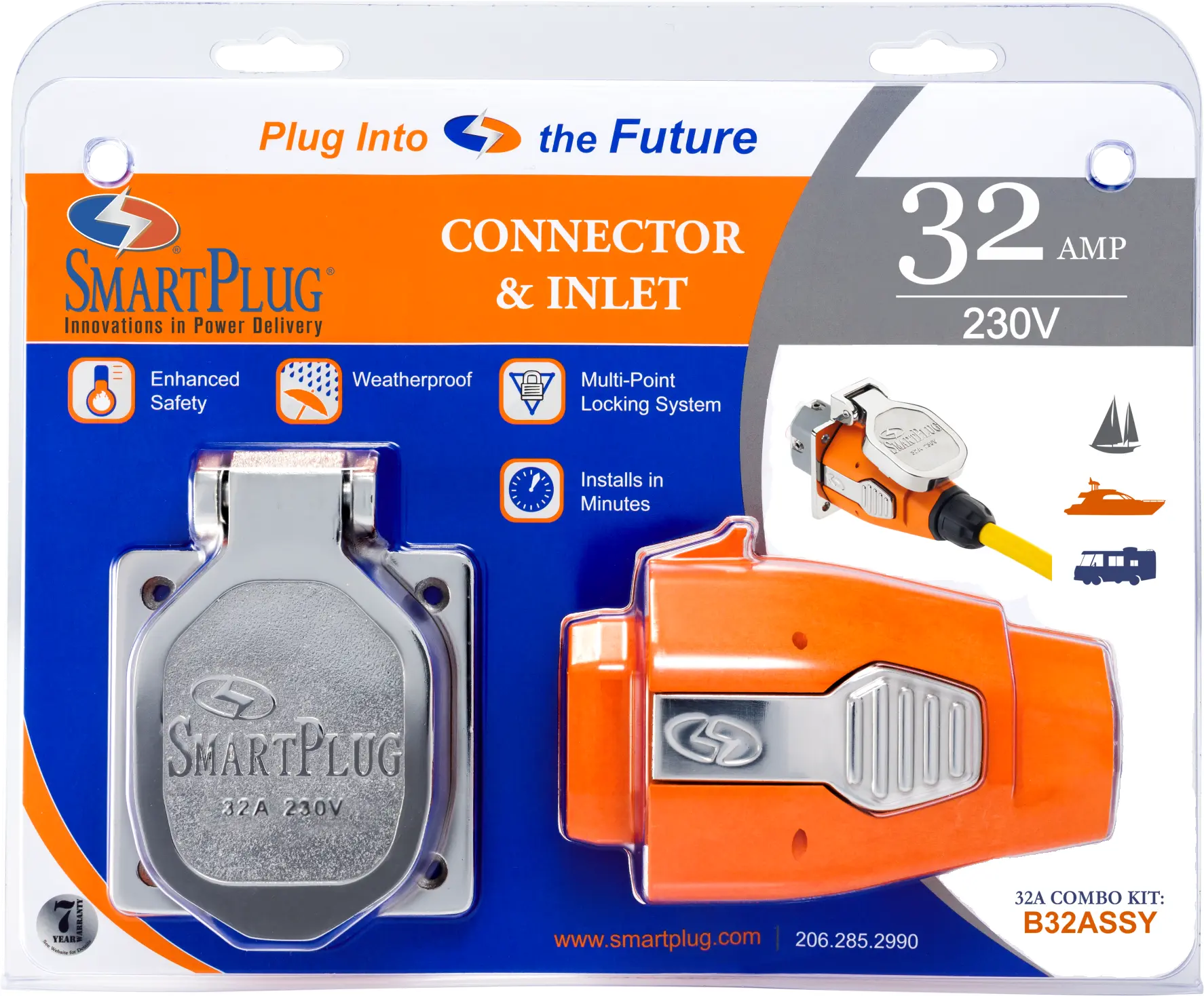 Sahil Besleme Fiş ve Paslanmaz Priz 32A/230V - Mas Mare