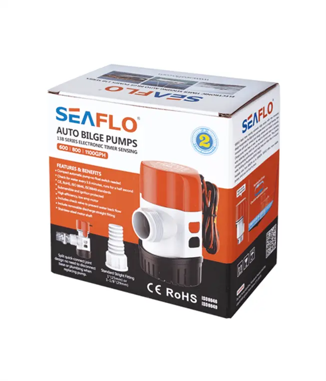 Seaflo Otomatik Sintine Pompası Çek Valfli 800 GPH 12V Seaflo