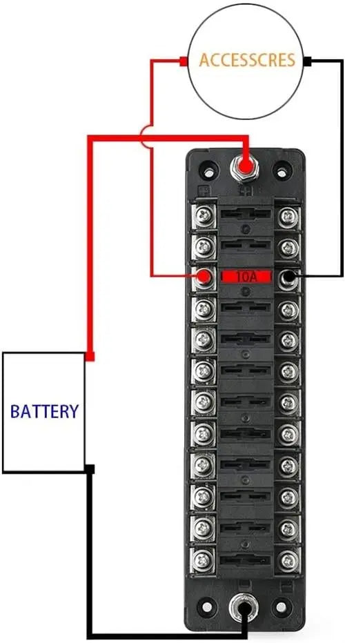 Sigorta Kutusu 12'li ışıksız Şase Bareli Electrozirve