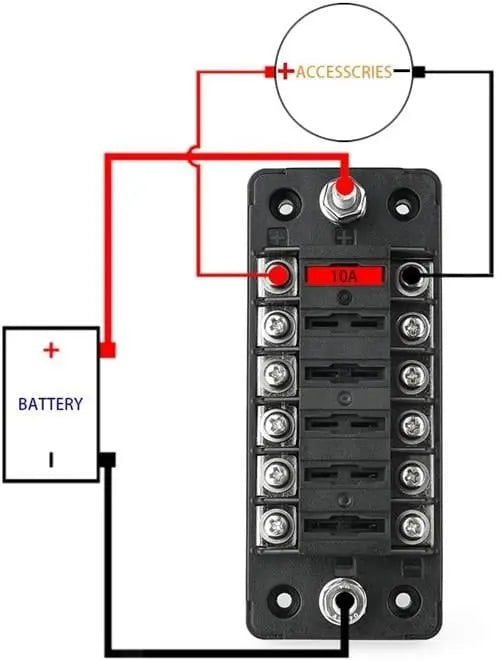 Sigorta Kutusu 6'lı ışıksız Şase Bareli Electrozirve