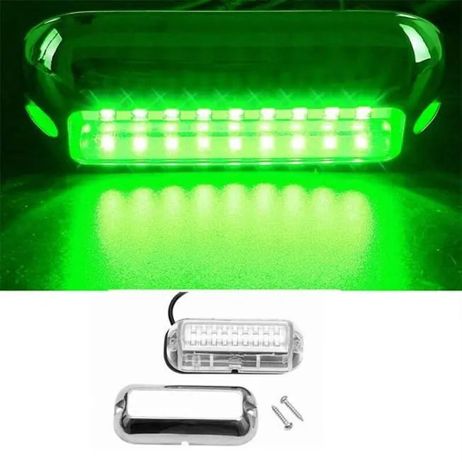 Su Altı Lambası 27 led'li Yeşil 12-24V OSCULATI