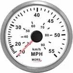 Sürat Göstergesi 55 mph Beyaz Mas Mare