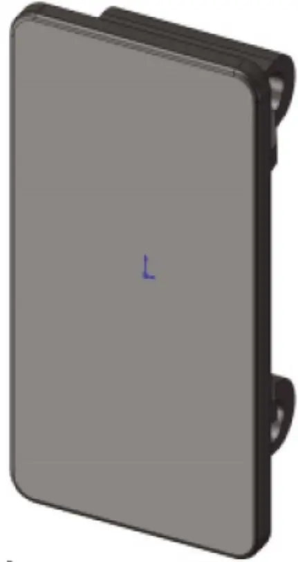Switch Çerçeve Kapağı Montaj Ölçüsü: 24x48 mm BFY