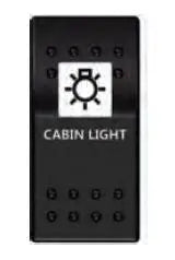 Switch On-Off 12-24V Kabin Lambası BFY
