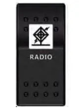 Switch On-Off 12-24V Radio BFY