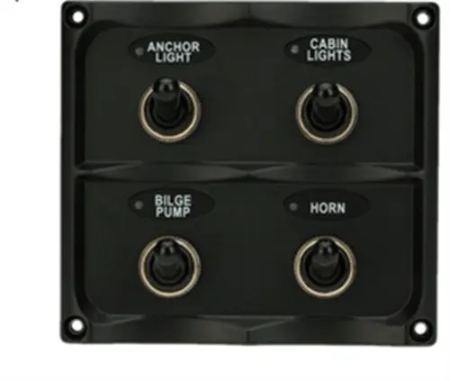 Switch Panel 4'lü Işıklı Bfy