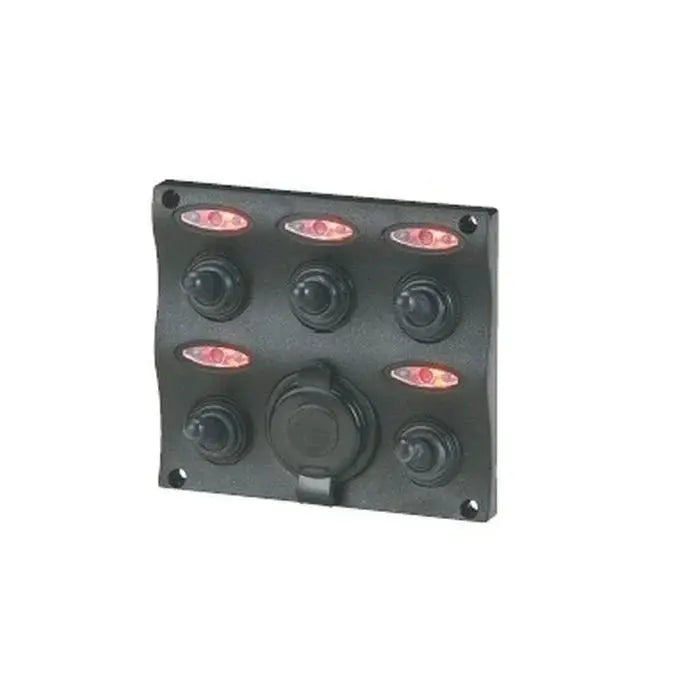 Switch Panel 5'Li Çakmak Soketli İzoleli Mas Mare