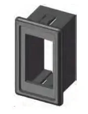 Switch Tek Çerçeve Montaj Ölçüsü: 27x51 mm BFY