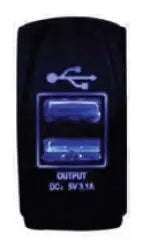 Switch Usb 2'Li 12-24V Mas Mare