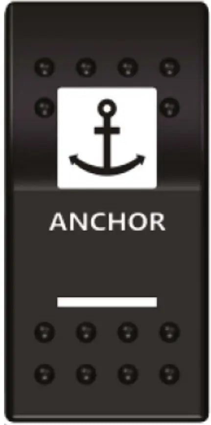 Switch (On)-Off-(On) 12-24V Çapa Irgatı BFY