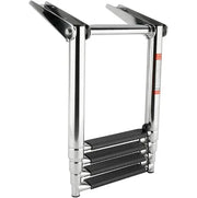 Teleskopik Merdiven 4 Basamaklı Platform Üstü Destekli 254X1150mm Marine Town