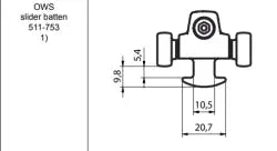 Universal Yelken Arabası OWS 21 / Balen İçin / M10 SELDÉN MAST