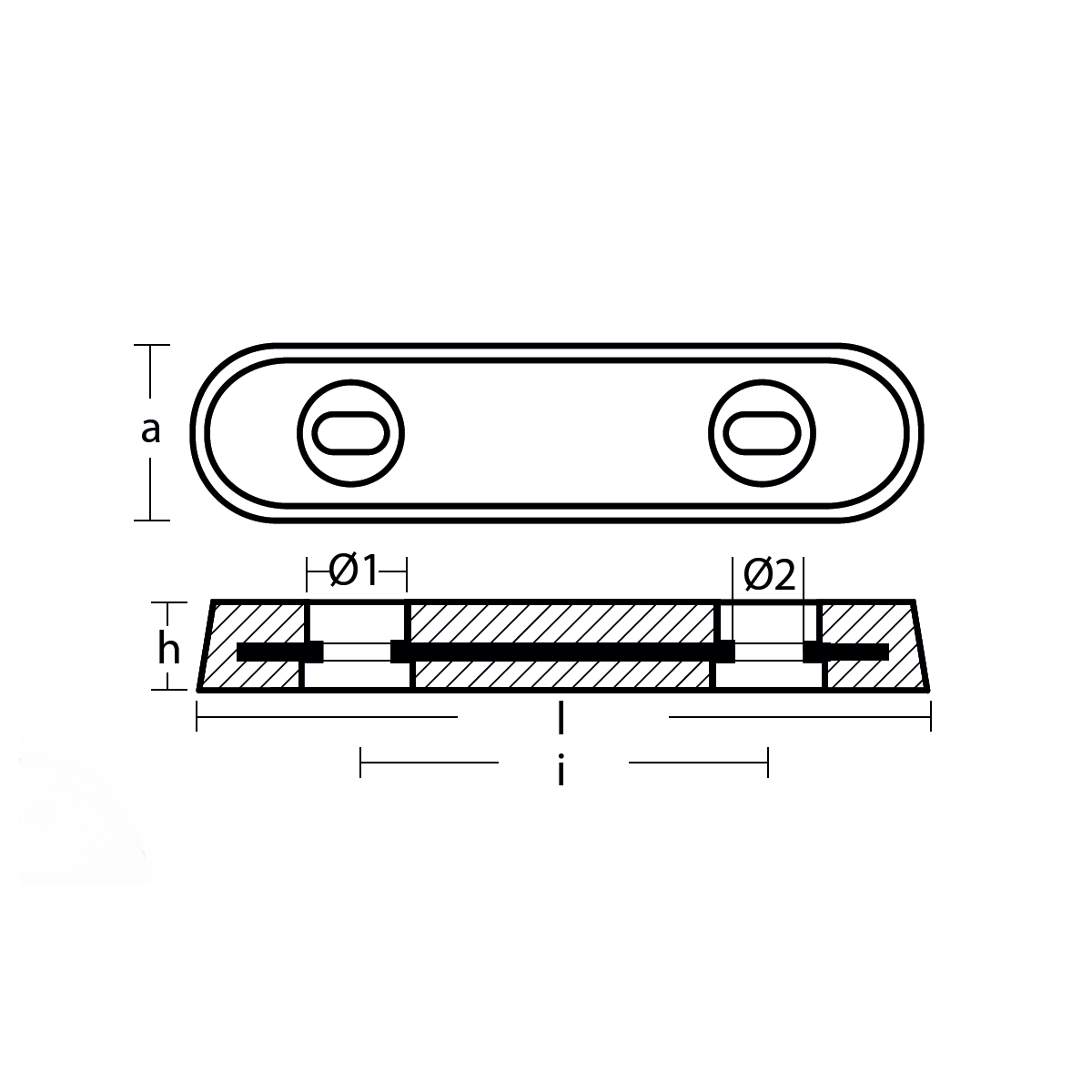 VETUS TİP GÖVDE TUTYA 290x55x30 H.C. 200 TECNOSEAL