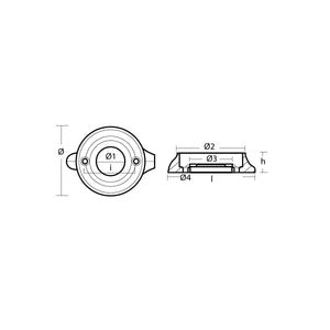 VOLVO PENTA 120S ALÜMİNYUM TECNOSEAL