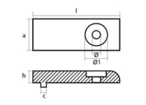 VOLVO PENTA QL BAŞ MANEVRA PERVANE TUTYASI BP800-130andSP900-1300 TECNOSEAL
