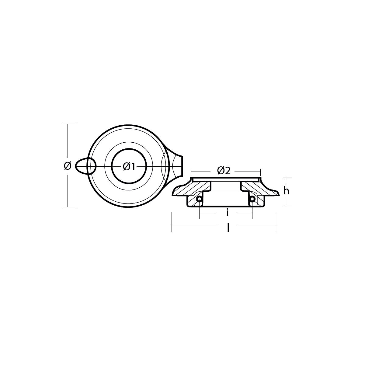 VOLVO PENTA SD 130S, 150S ALÜMİNYUM TECNOSEAL