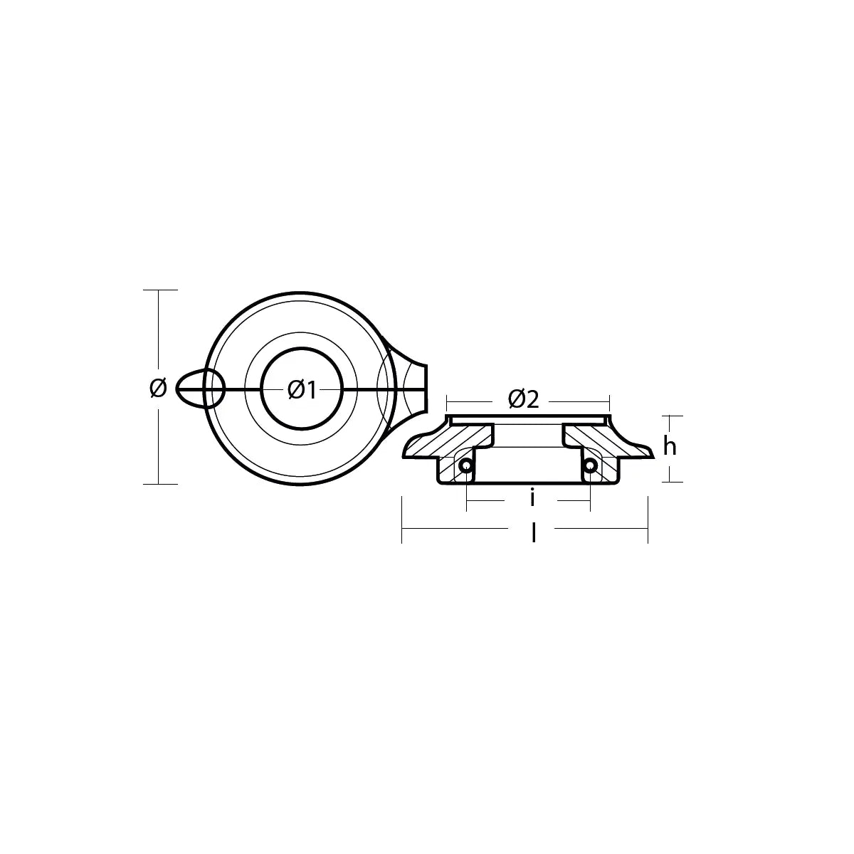 VOLVO PENTA SD 130S, 150S ALÜMİNYUM TECNOSEAL