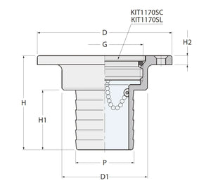 YAKIT DOLUM AĞZI 1''1/2x38 GUIDI